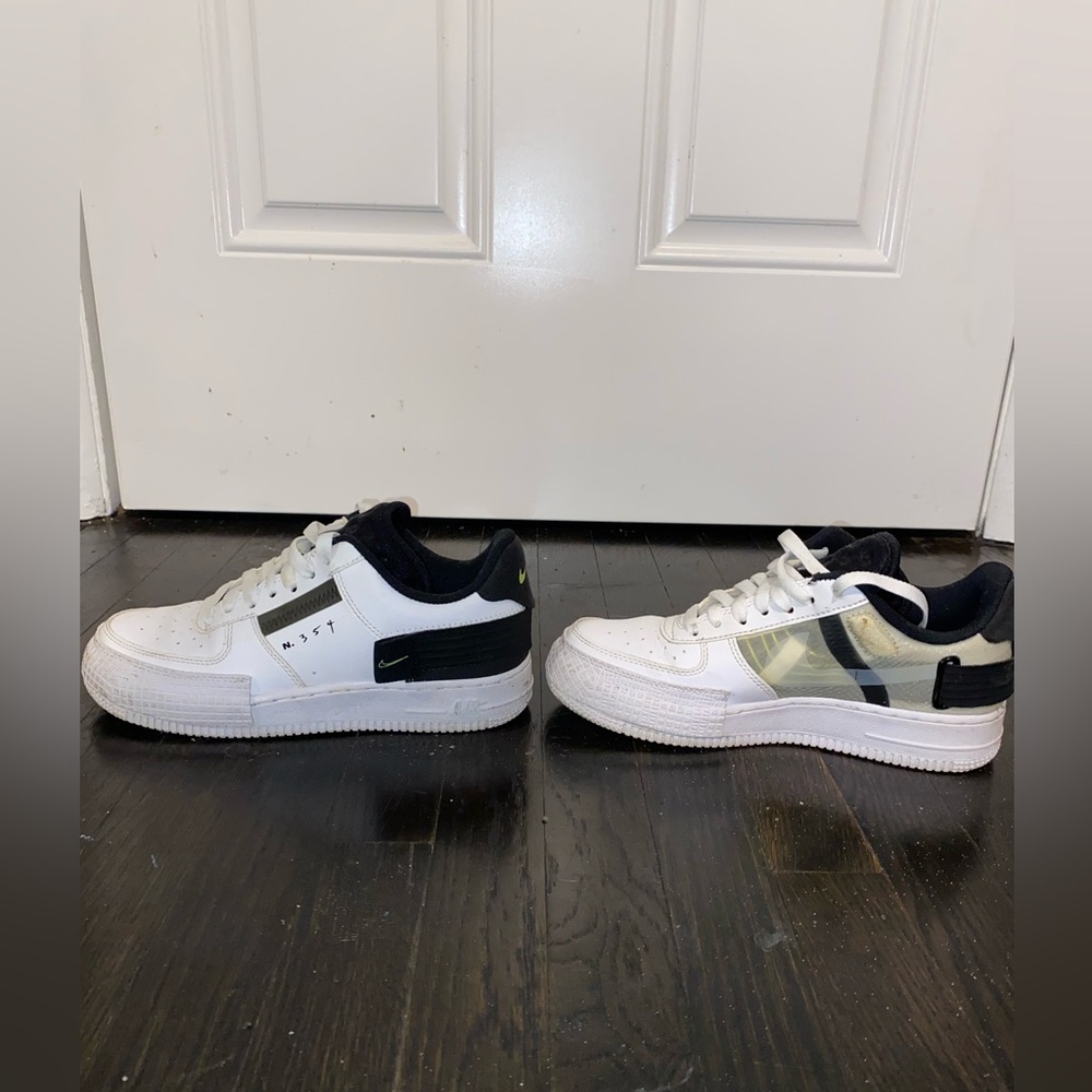N354 air forces size 5 in kids (these fit me and I am a 7 in women’s)